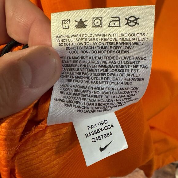 OSU Nike Fit Storm XL Orange Jacket Oklahoma State University Cowboys Vented - Picture 10 of 11